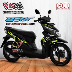 Stiker Striping Beat Esp 2016 - 2019 Variasi Shark 1 02