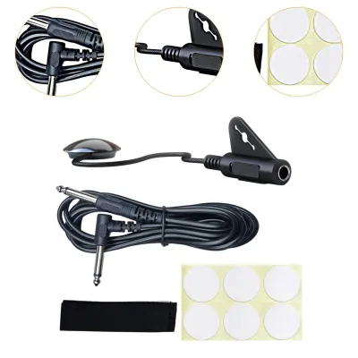 Suppsport Piezo Contact Pickup With Cable Stick Patch Design