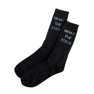 Kaos Kaki Pria Polos WTF /Kaus Kaki Fashion / Pendek Ankle Socks - Kaos Kaki Hitam