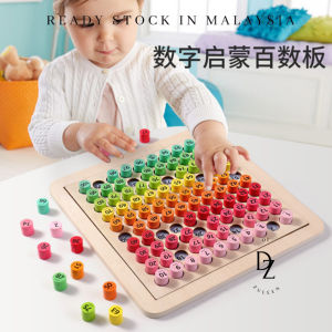 【READY STOCK】Elementary School One Hundred Board Number 1 to 100 Math Arithmetic Teaching Aids Mainan Matematik (TOY114)