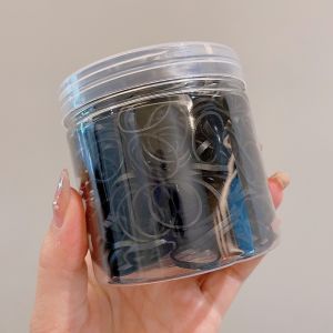 ยางรัดผม แบบหนัง ยืดหยุ่นสูง ขนาดเล็ก สีมาการอง แฟชั่นฤดูร้อน สไตล์เกาหลี สําหรับเด็กผู้หญิง