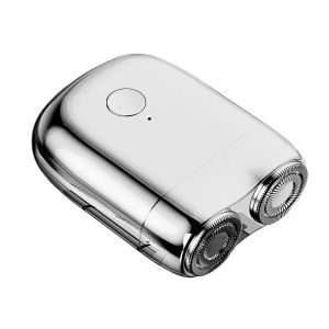 Máy cạo râu điện  hai đầu dao cạo râu di động máy cạo râu IPX7 không thấm nước Túi dao cạo và máy cạo râu thay thế đầu