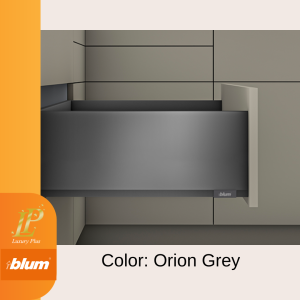 BLUM (MVX S4) MERIVOBOX Standard Drawer Side Panel + Runner (Full Set)