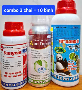 Phòng Trừ đạo ôn lem lép vàng lá cháy lá vi khuẩn trên lúa