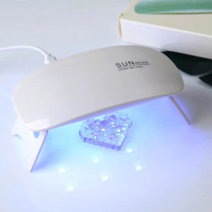 Máy Hơ Sấy Khô Keo UV Resin Đèn Led Cầm Tay Mini Đèn Led UV 6W Sấy Khô Gel Móng Tay