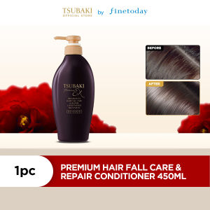 TSUBAKI Premium Ex Hair Fall Care & Repair Conditioner 450ml- Hair Care [For Moisturizing High Porosity Hair Reduce Hair Fall with Japanese Camellia Flower Oil]