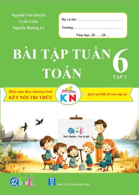 Sách - Bài Tập Tuần Toán 6 - Kết Nối Tri Thức Với Cuộc Sống - Học Kì 1 (1 cuốn)