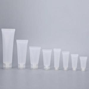 10Pcs Empty Refillable Plastic Squeeze Tubes Transparent Cosmetic Containers Soft Tube Travel Bottle with Flip Lid & Screw Cover h260818
