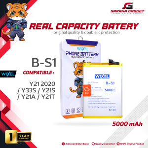WIXEL Baterai Vivo Y21 2020 / Y33S / Y21S / Y21A / Y21T B-S1 BS1 Baterai Double Power Real Capacity Batre Batrai Original Ori HP Handphone Dual Battery
