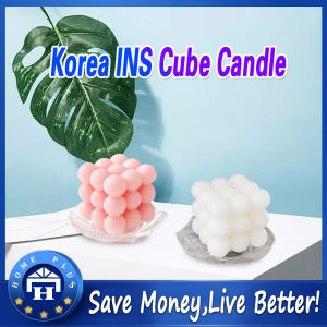 【Local delivery】 6*6*6CM Magic Cube Candle Soy Wax Scented Candle Home Fragrance Geometric Modeling Home Birthday Party Decoration Candle Magic-Cube-Candle
