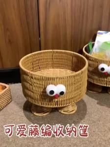 Woven Fruit Storage Basket - desktop woven basket - for fruit bread snacks and household sundries - creative DIY supply - easy to organise and suitable for everyday projects - please check the