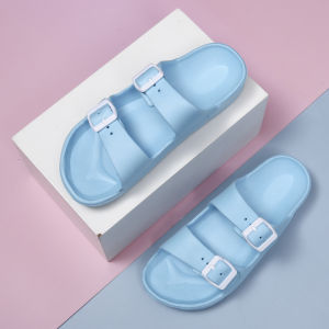 Free Shipping CoupleS Style MenS And WomenS Slippers Double-Strap Design Solid Color Slip-On Beach Sandals Outdoor Summer Breathable Slip-On Beach Sandals Outdoor Summer Breathable