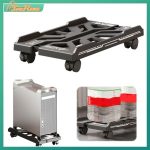 Under Desk CPU Tower Holder Adjustable for Gaming and Study Space Black Finish