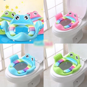 Miếng Lót Bồn Cầu Ngồi Cho Bé - Miếng lót thu gọn bồn cầu có tay vịn cho bé - BỆ LÓT THU NHỎ BỒN CẦU CÓ TAY VỊN CHO BÉ - Hàng Chất Lượng cao