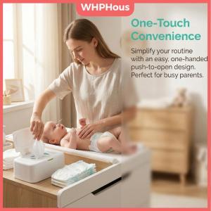 WHPHous Wet Tissue Dispenser 1pc Wipes Storage Box Portable Napkin Holder Large Capacity for Travel Camping Office