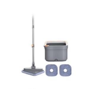 ZOLELE Rotating Mop M16 with Bucket 360° Rotatable Clean and Dirty Water Separation Hands-free Washing 2.5L Water Tank Microfiber Mopping Cloth
