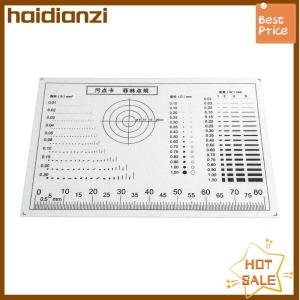 haidianzi Vết nứt tương phản vật nuôi chấm dòng kiểm tra chất lượng bề mặt Gauge Point Gauge phim trong suốt Stain thẻ so sánh thẻ