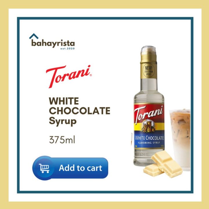 Torani WHITE CHOCOLATE Syrup 375ml Lazada PH torani-white-chocolate-syrup-375ml-lazada-ph