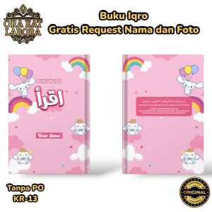 Buku Iqro Gratis Request Nama & Foto Iqro A5 Fullcolor Blackwhite Hardcover Softcover Iqro Milenial
