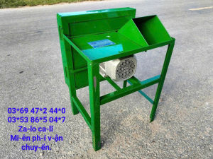 Máy băm cỏ voi cho trâu bò gà vịt motor 2 ngựa dây đông 100%