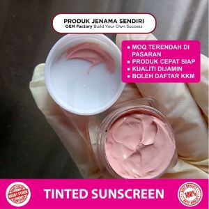 JELITA EMAS - KHAS UNTUK FOUNDER 30G TINTED SUNSCREEN CREAM All Day Light SPF50++