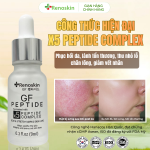 Serum Tăng Sinh Collagen Giảm Nếp Nhăn Mờ Sẹo GF Peptide Renoskin Giúp Tái Tạo Da Thu Nhỏ Lỗ Chân Lông