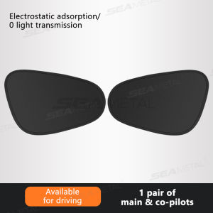 SEAMETAL Car Window Sunshade Car Side Window Insulation Adsorption Curtain Sun Protection