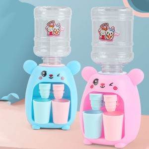 【In Stock】Mini Cartoon Drink Water Dispenser Toy Kitchen Play House Toys Mini Water Dispenser Toy Kitchen Playhouse Childrens gifts