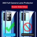 Camera Protection Case For Samsung Galaxy S25Edge S25 S24 FE Ultra Plus S23FE S23 Plus S23 Ultra Samsung S 23 S23Plus S 23+ S 23 5G Double Sided Glass Casing Flip Phone Case Magnet Metal Bumper Full 360° Protection Hard Cases Cover. 