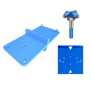 Cabinet Cupboard Hinge Hole Positioning Drilling Guide Tool Boring Jigs for Efficient Furniture Door Window Installation