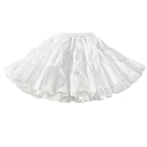 Womens tầng lớp petticoat xếp li xù một dòng váy animes Trang Phục Cosplay bên underskirt nửa phiếu ăn mặc
