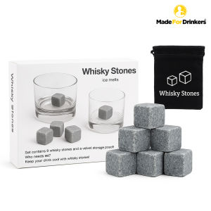 [Made For Drinkers] Whiskey Stones 9pcs / whisky stone / chill your drinks without dilution