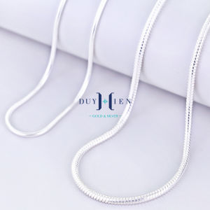 Dây Chuyền Bạc Duy Hiển S925 Kiểu Dây Giun Ý Siêu Bền Siêu Chắc Chắn Dễ Kết Hợp Đeo Mọi Loại Mặt