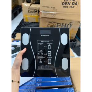 Cân điện tử Bluetooth thông minh đo chính xác 0.05kg – kết nối App theo dõi sức khỏe LCD HD