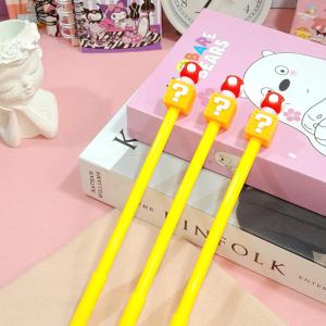 Pulpen gel Mario Bross Super Imut Lucu Favorit Anak Terlaris Ready 3 Karakter Lengkap / Pen Mario Bross Cute Unik Stationary Fancy Kekinian Model Fancy Kualitas Terbaik Harga Termurah Bisa Grosir dan COD