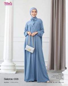 GAMIS NIBRAS SELARAS 008 BUSUI BROKEN WHITE BLUE KHAKI