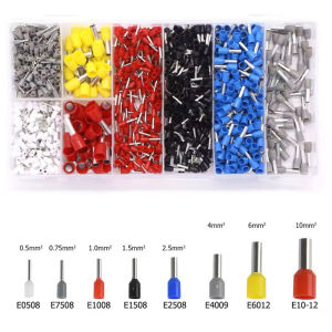 Playar Krim HSC8 6-4A 1200pcs Ferrule Kit 0.25-6mm² Untuk Wayar Elektrik