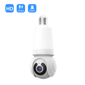 Wireless Light Bulb WIFI Camera Motion Detection V380 Pro Home Security Baby Monitor Two-Way Audio Infrared Wifi Camera