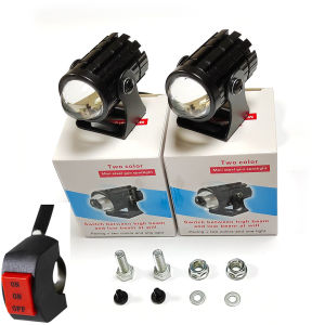 Surfy Motorcycle Mini Driving Light V2+  20W/Bulb 3000LM With Cooling System