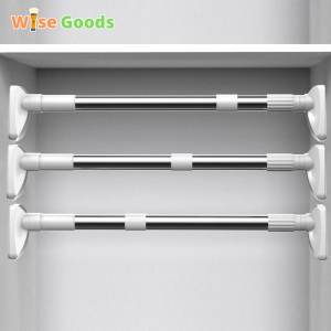 Spring Extendable Telescopic Curtain Clothes Rods