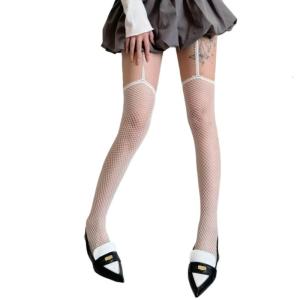 Womens Lace Garter Belt Tights Fishnet Thigh High Stockings Tights High Waist Pantyhose Suspender Pantyhose Gifts