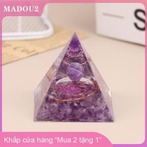 [COD] MADOU2 Năng Lượng Kim Tự Tháp Orgonite Reiki Thạch Anh Tím Tự Nhiên Peridot Reiki Chakra Thiền Công Cụ Phòng Trang Trí Nội Thất Pha Lê Quà Tặng