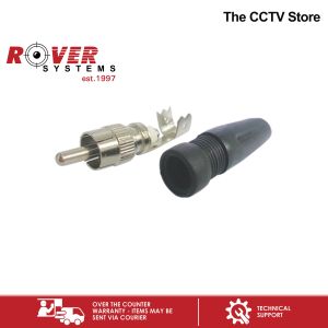 ENDURA RCA Plug Solderless with Boots Plastic for CCTV 10pcs/ pack