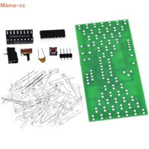 【Special price】🔥CC ชุด DIY นาฬิกาทรายอิเล็กทรอนิกส์5V ชุดการผลิตไฟฟ้าตลกพร้อมแผงโคมไฟ LED