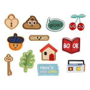 12 Pcs Book Iron On Patches Clothing Patches Repair Patches Radio Embroidery Patches for Bag Jeans Decoration