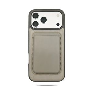2 In 1 Magnetic Detachable Card Pocket Wallet Epsom PU Leather Phone Case Set For iPhone 16 17 Pro Max Anti-drop Cover