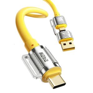 240W Usb Type C to USB C Laptop Charging Cable Reinforced Connector Flexible Silicone Cord For Multiple Devices