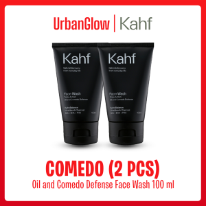 KAHF Paket Face Wash 2 Pcs - Triple Action Oil and Comedo Defense (100 ml) - UrbanGlow