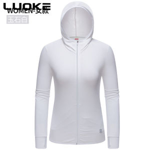 Luoke YKK Sun Protection Factor Zipper Upf50+ Summer Sun Protection Womens UV Resistant Ice Silk Outdoor Skin Coat