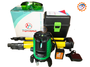 Máy cân mực laser cân bằng 5 tia xanh ROMAN R227 chính hãng (tặng kèm chân Tripod)
